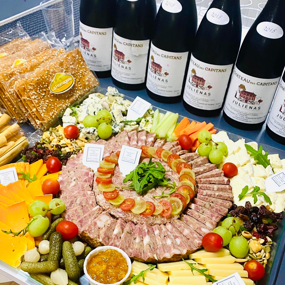 Mega Platter with Cheese & Charcuterie (2kg)