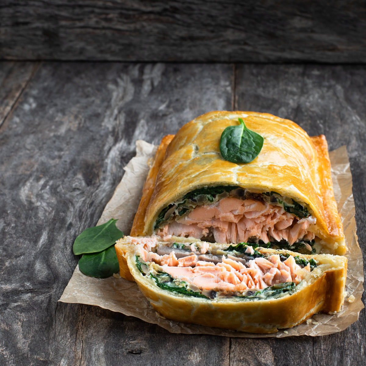 Salmon "Coulibiac" Wellington in Pastry (1.4kg)