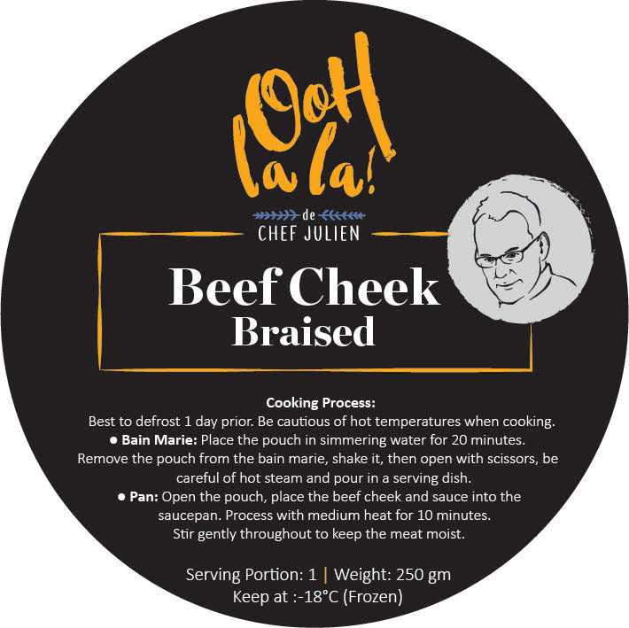 Braised Beef Cheek in Jus (250g)