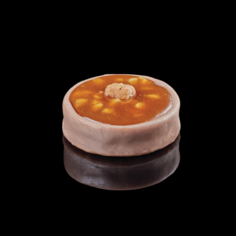 Duo of Sweet Tartes, Mini Caramel Almond & Mini Chocolate Praline (1 Dozen)