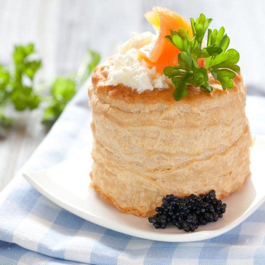 Vol-Au-Vent with Cod Brandade and Avruga Caviar (1 Dozen)