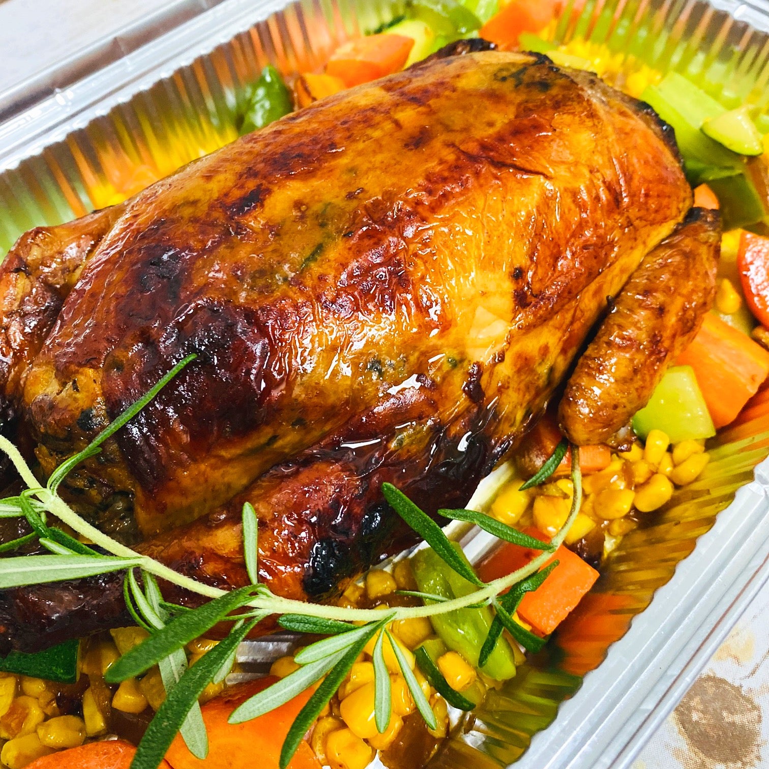 Roasted Chicken with Stuffing (Boneless)