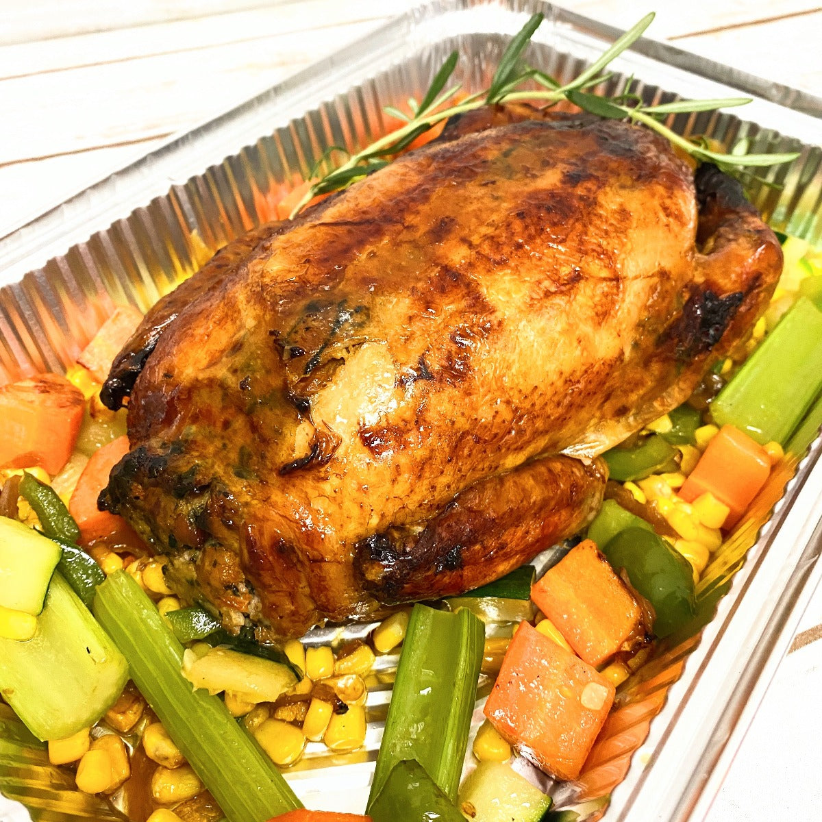 Roasted Chicken with Stuffing, Boneless (1.2kg)