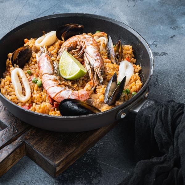 Paella Rice “French Style with Chicken, Chorizo, Seafood and Saffron Rice (1.2kg)