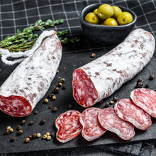 Load image into Gallery viewer, French Cured Sausage &quot;Saucisson&quot; with Green Pepper 220 gram / pc

