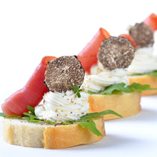 Load image into Gallery viewer, Canapé - Creamed Truffle Cheese with Prosciutto Ham
