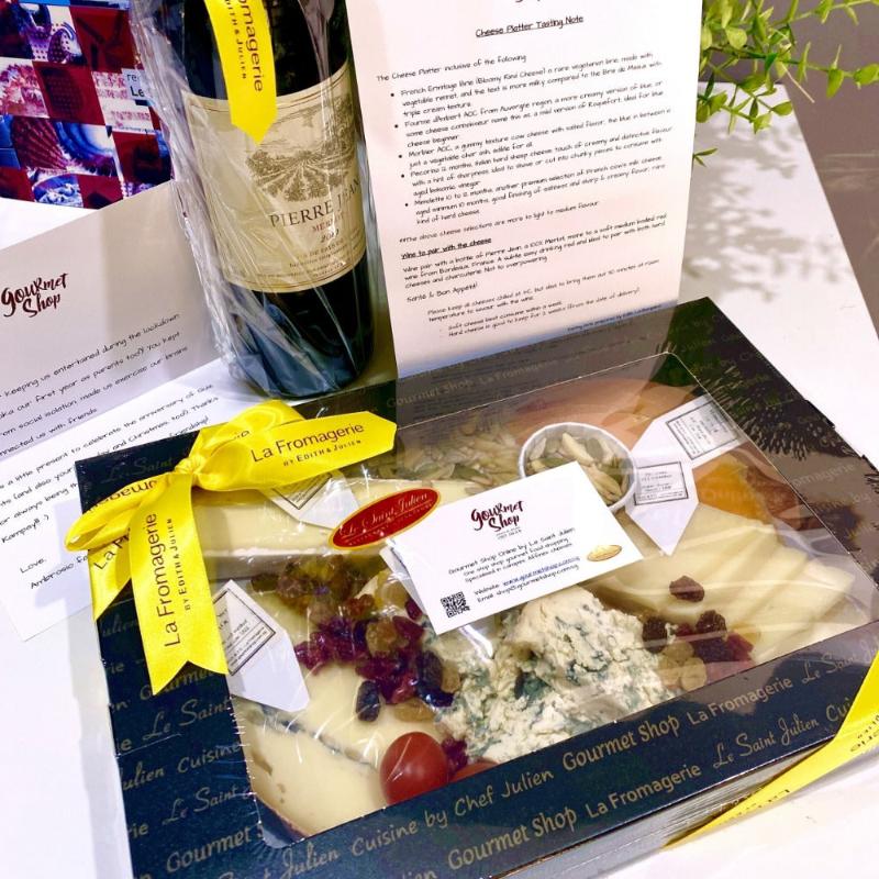 Gourmet Platter with 5 Cheeses (600g)