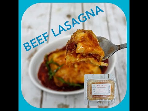 Beef Lasagna with Mozzarella., 300 gram