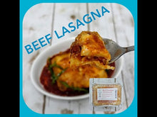 Load and play video in Gallery viewer, Beef Lasagna with Mozzarella, Family Size, 1.5 KG
