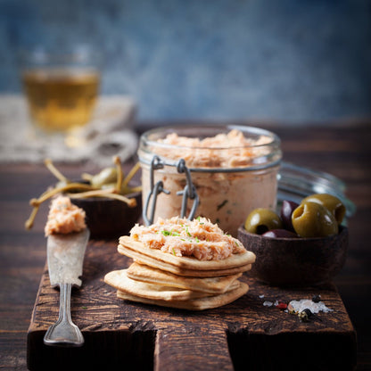 Vol-Au-Vent with Salmon Rillette and French Salmon Roe (1 Dozen)