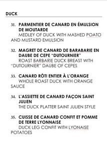 Cookbook by ChefJulien Bompard, French Classic - Modern Kitchen