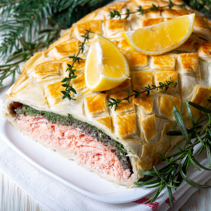Salmon "Coulibiac" Wellington in Pastry (1.4kg)